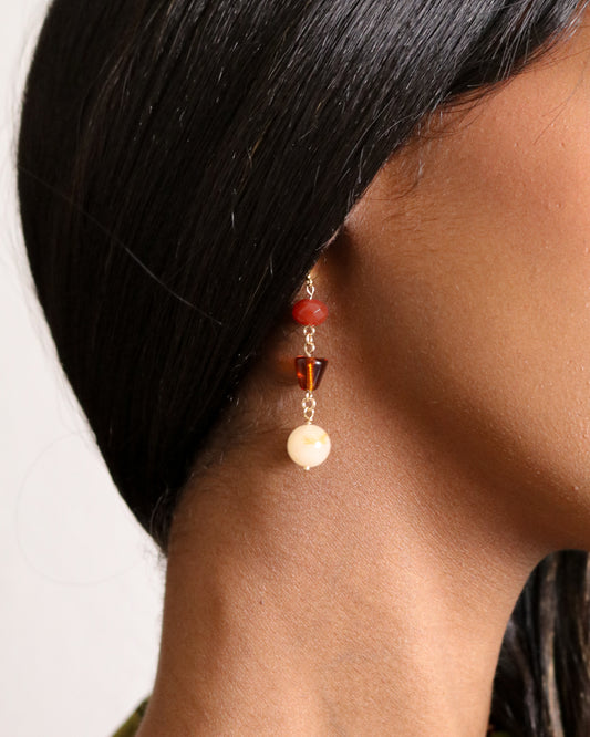 Earring No. 2 | Warm Hues