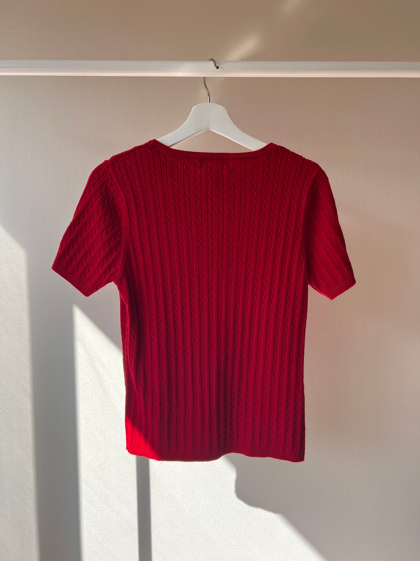 90's Mini Cable Knit Top