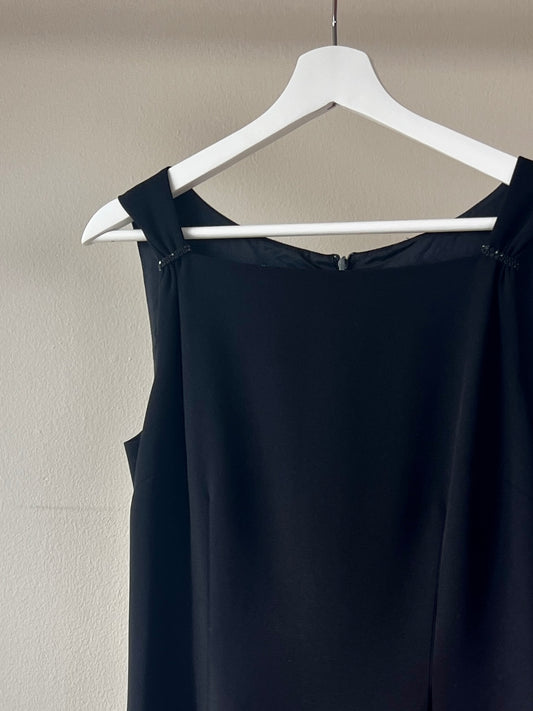 Black Midi Tank Dress