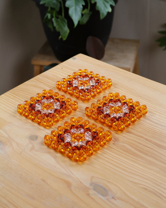 Coaster Set No. 5 | Warm Hues