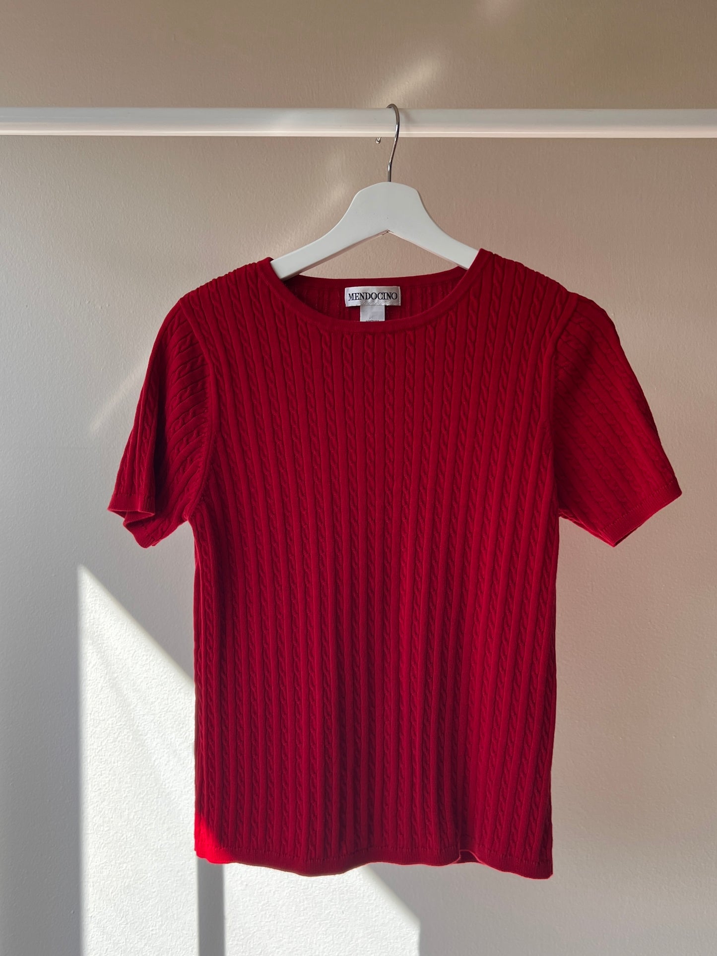 90's Mini Cable Knit Top