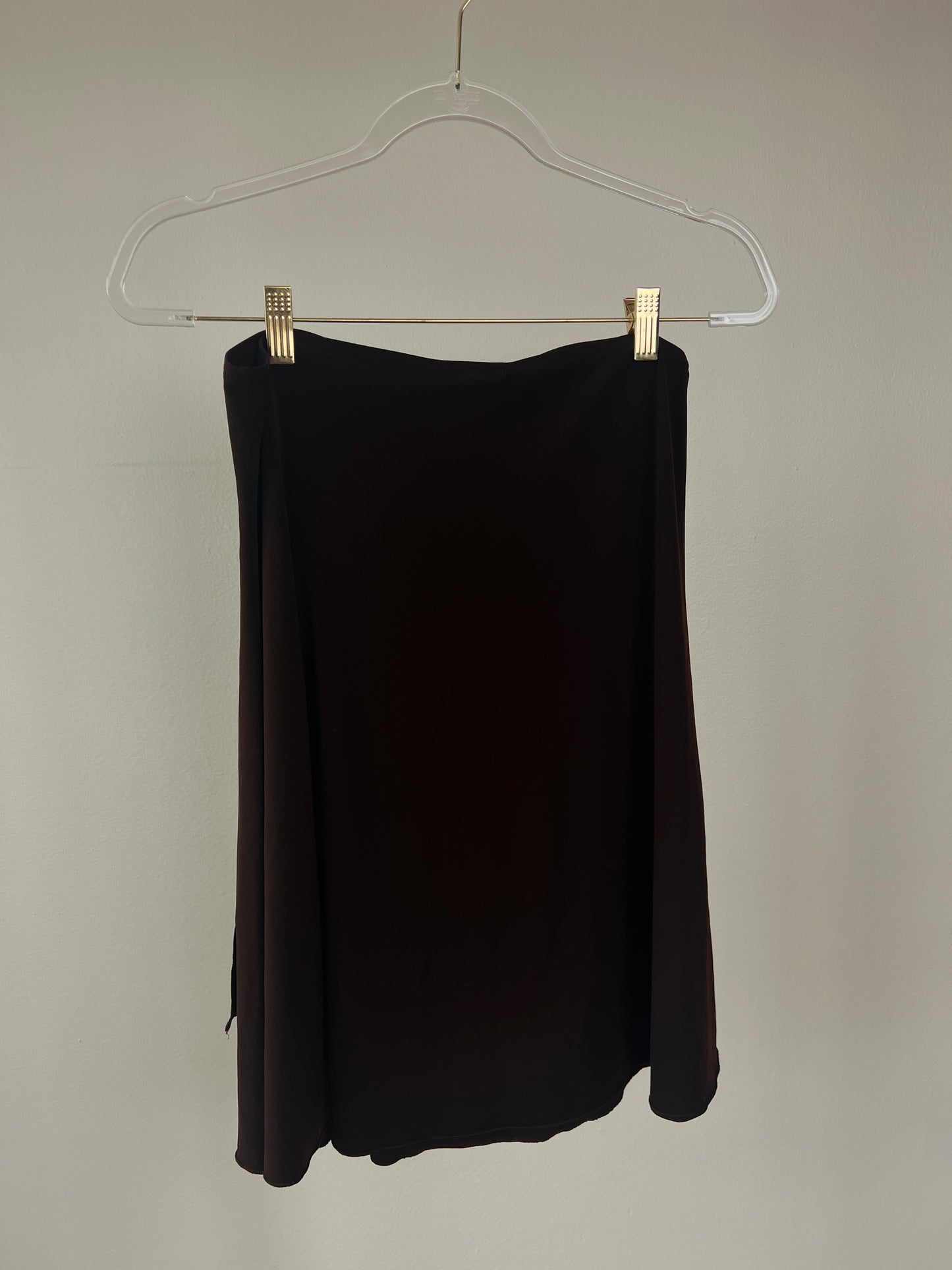 Y2K Brown Midi Skirt