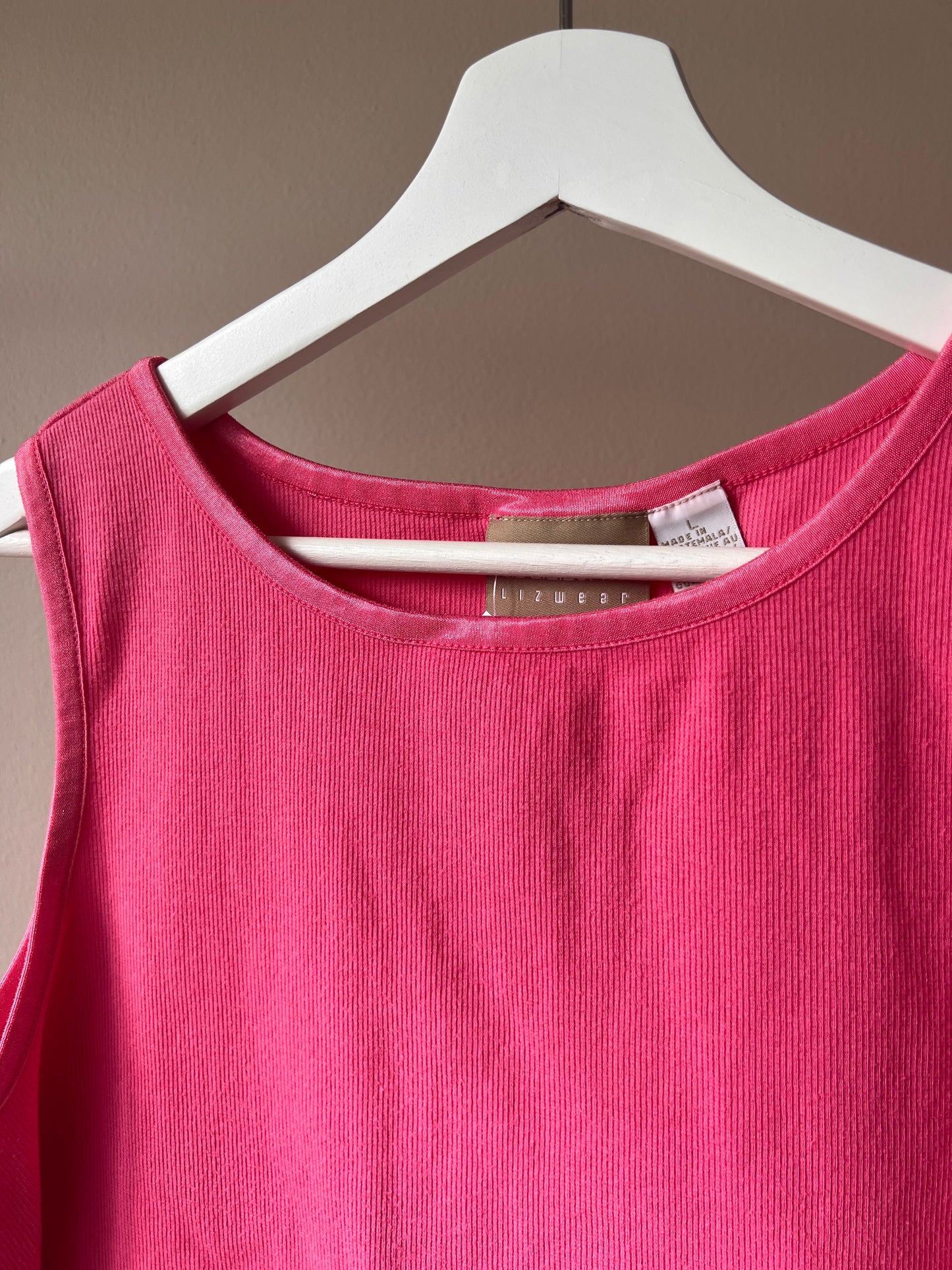 Pink Crop Top Knit