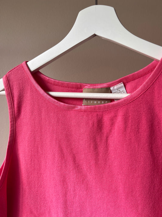 Pink Crop Top Knit