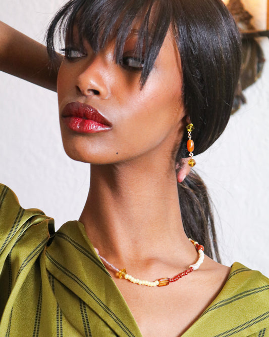 Earring No. 1 | Warm Hues