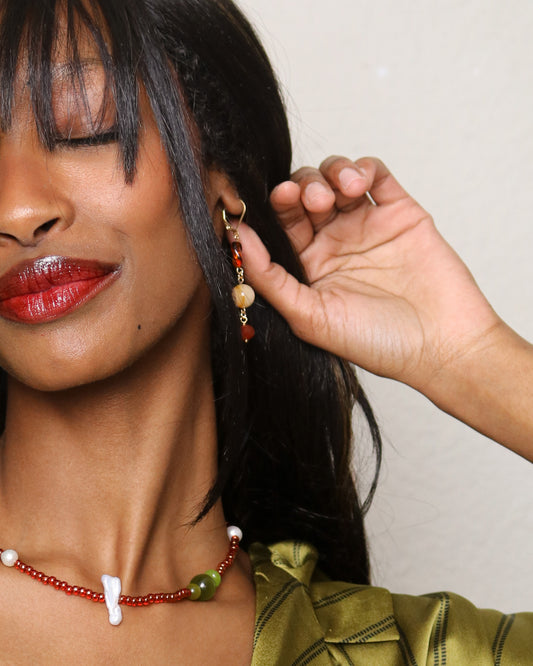 Earring No. 2 | Warm Hues