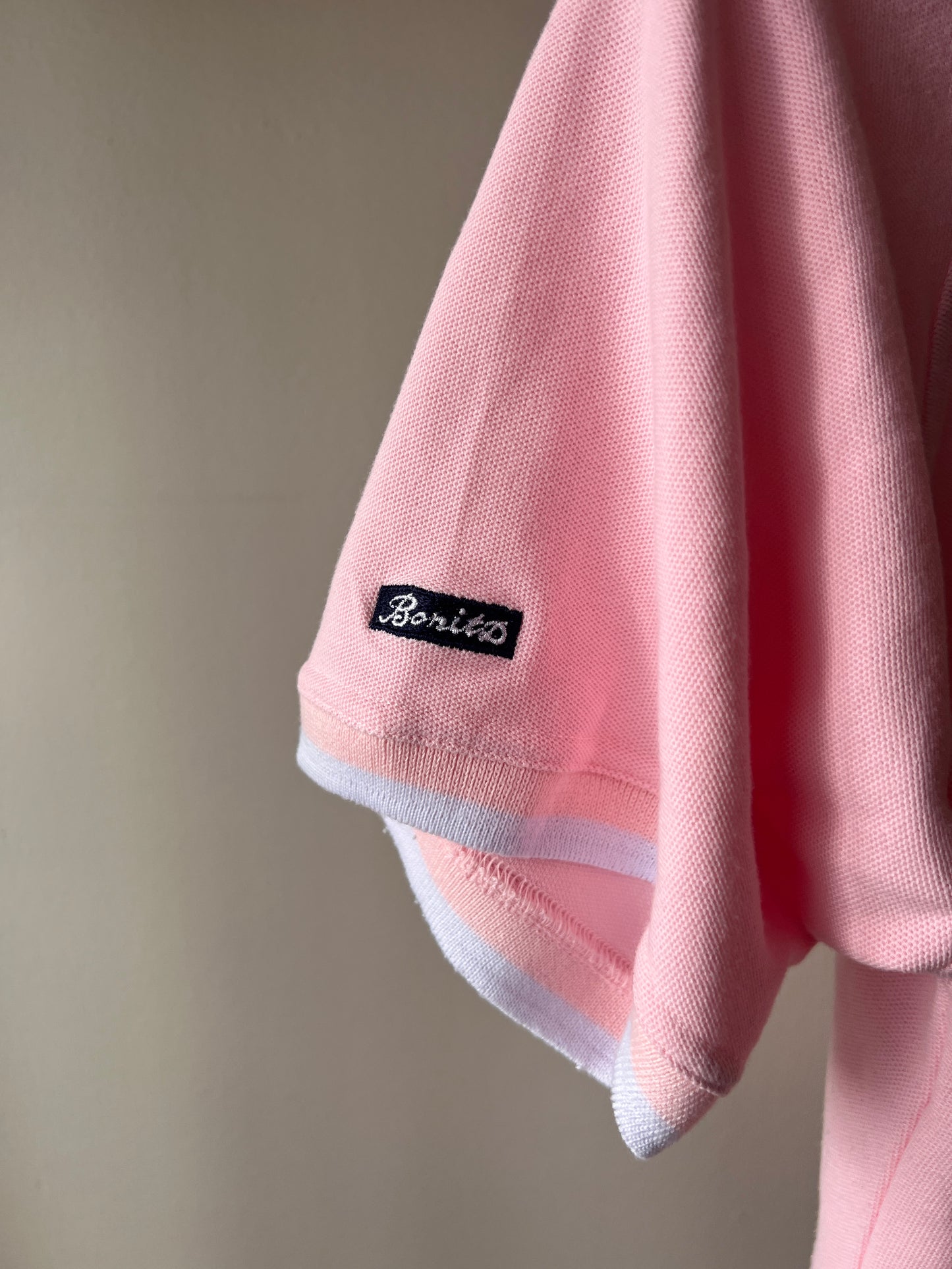 1/4 Zip Pink Polo