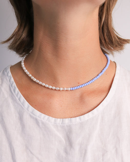 December Spring 50/50 Necklace