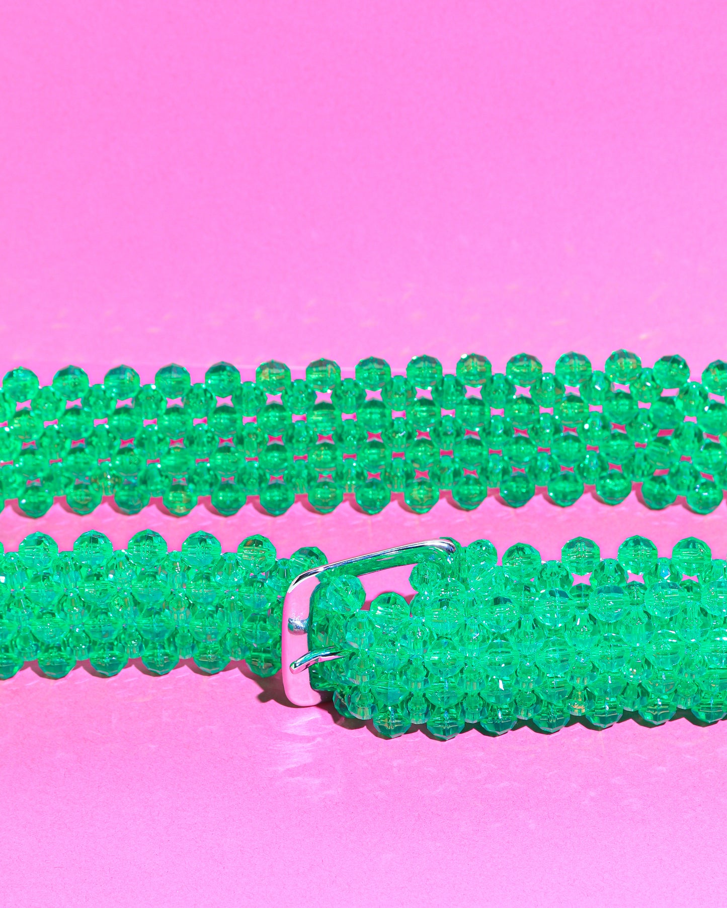 Beaded Belt - Kelly