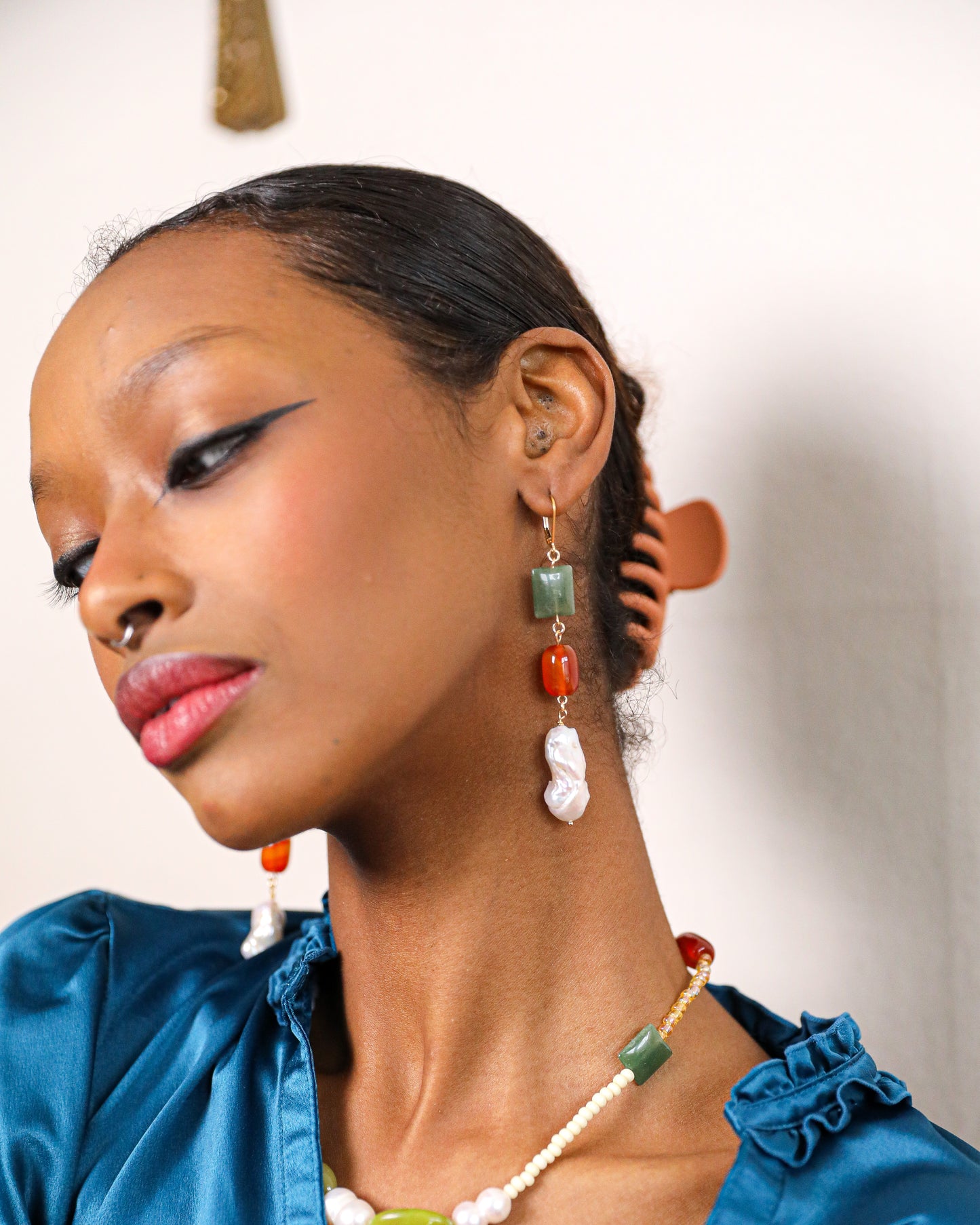 Fougasse Earrings | Warm Hues