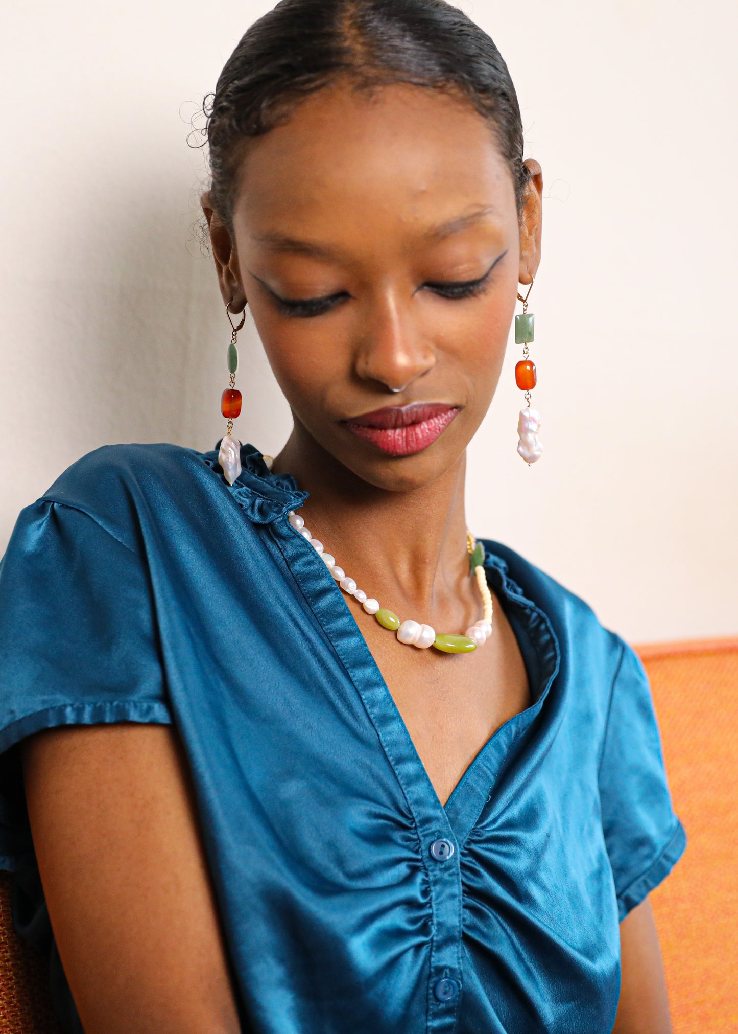 Fougasse Necklace | Warm Hues