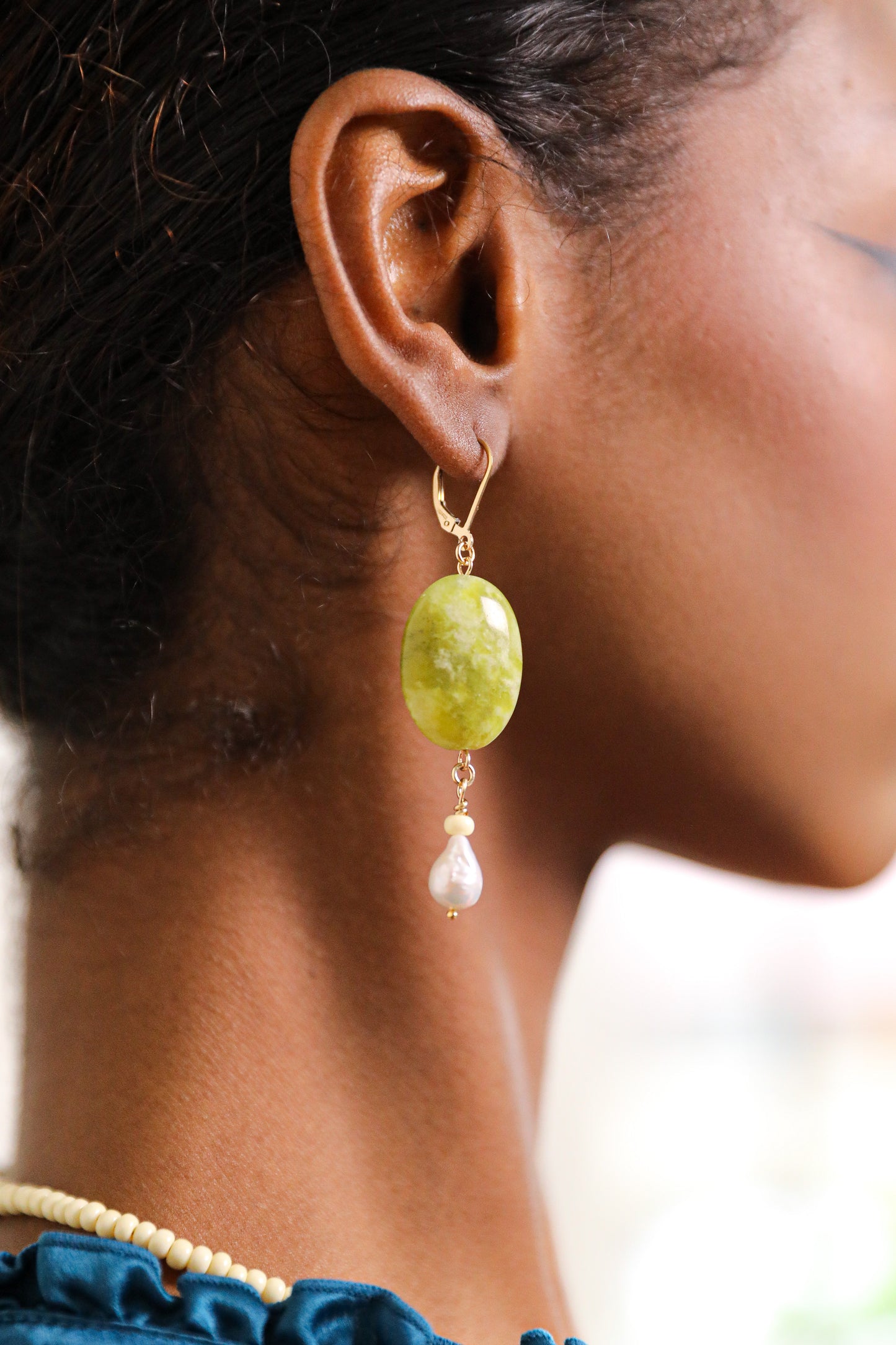 Mille Feuille Earrings | Warm Hues
