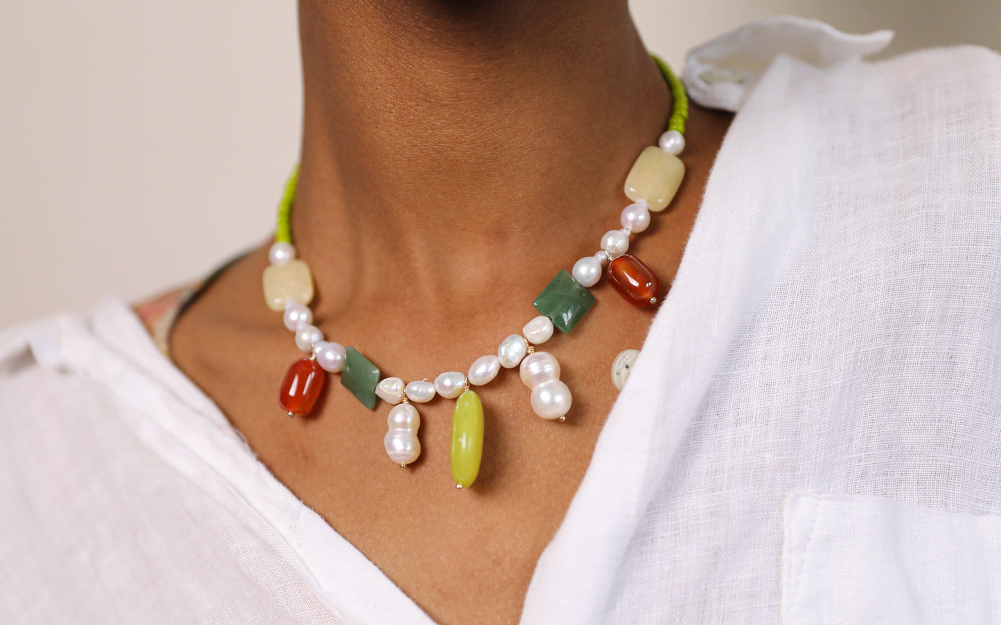 Kouignette Necklace | Warm Hues