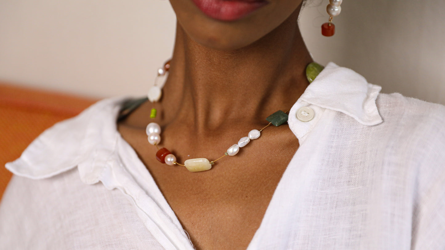 Clafoutis Necklace | Warm Hues