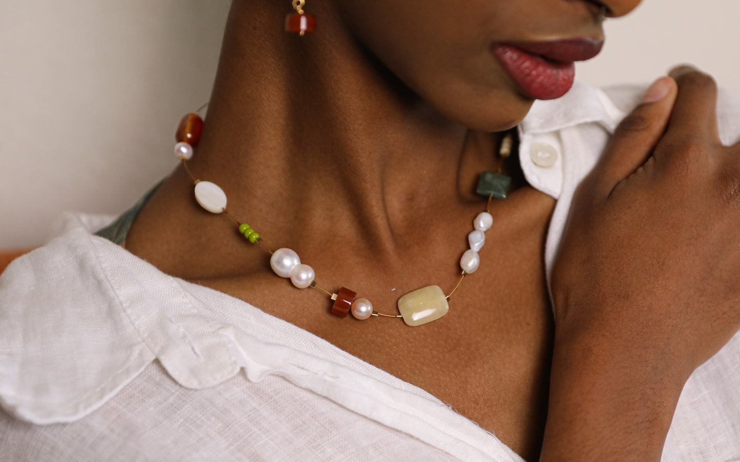 Clafoutis Necklace | Warm Hues