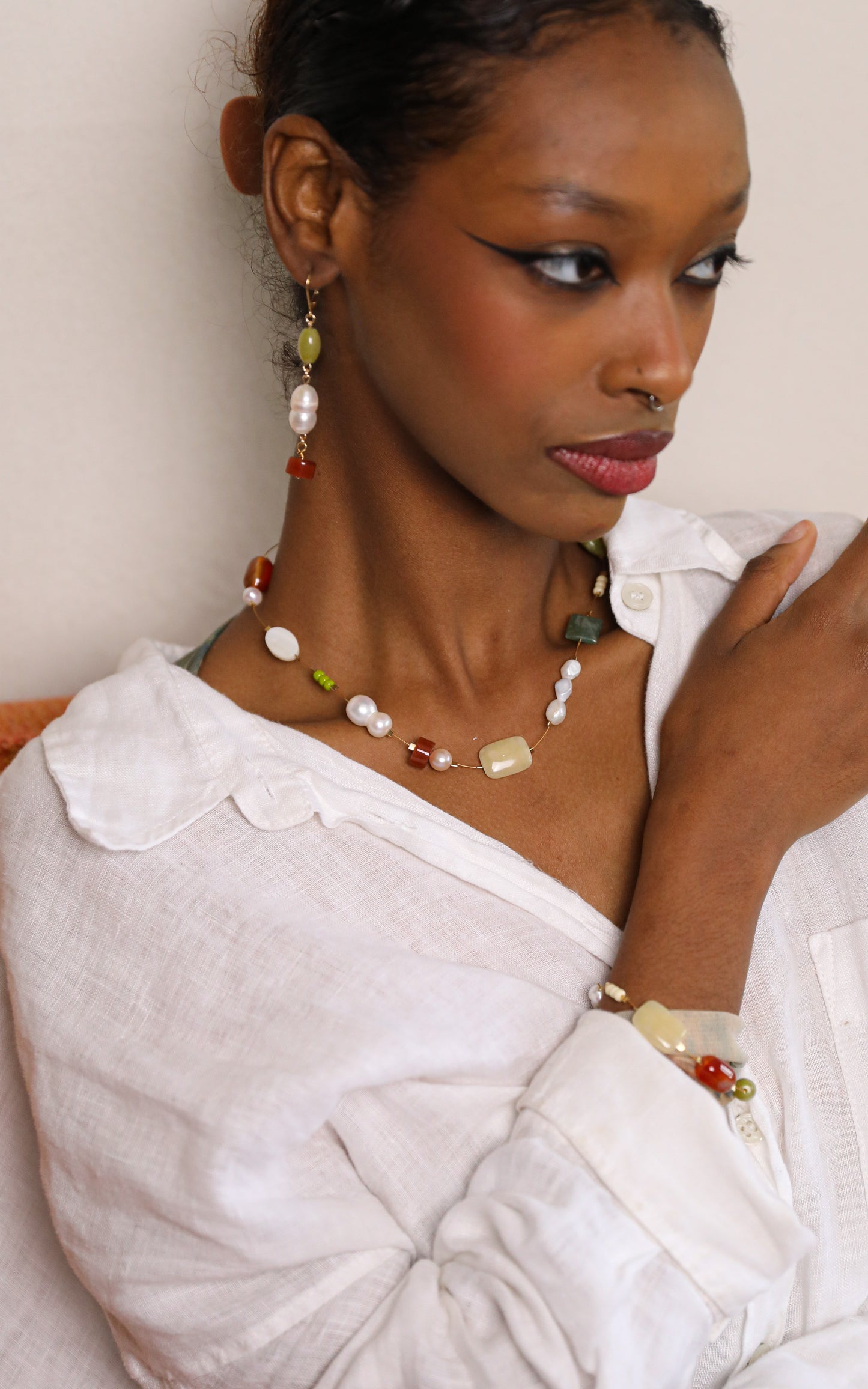 Clafoutis Earrings | Warm Hues