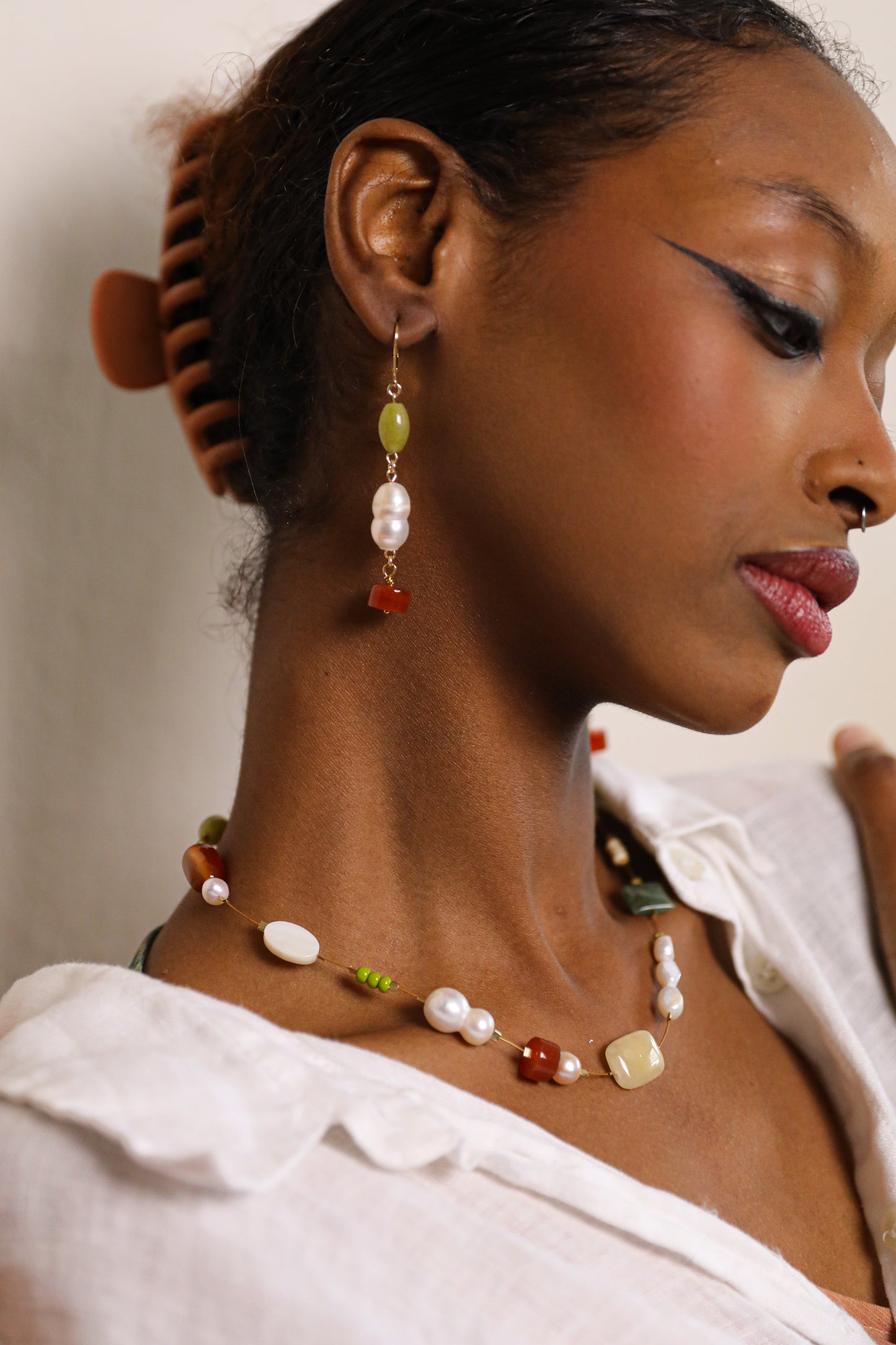 Clafoutis Earrings | Warm Hues