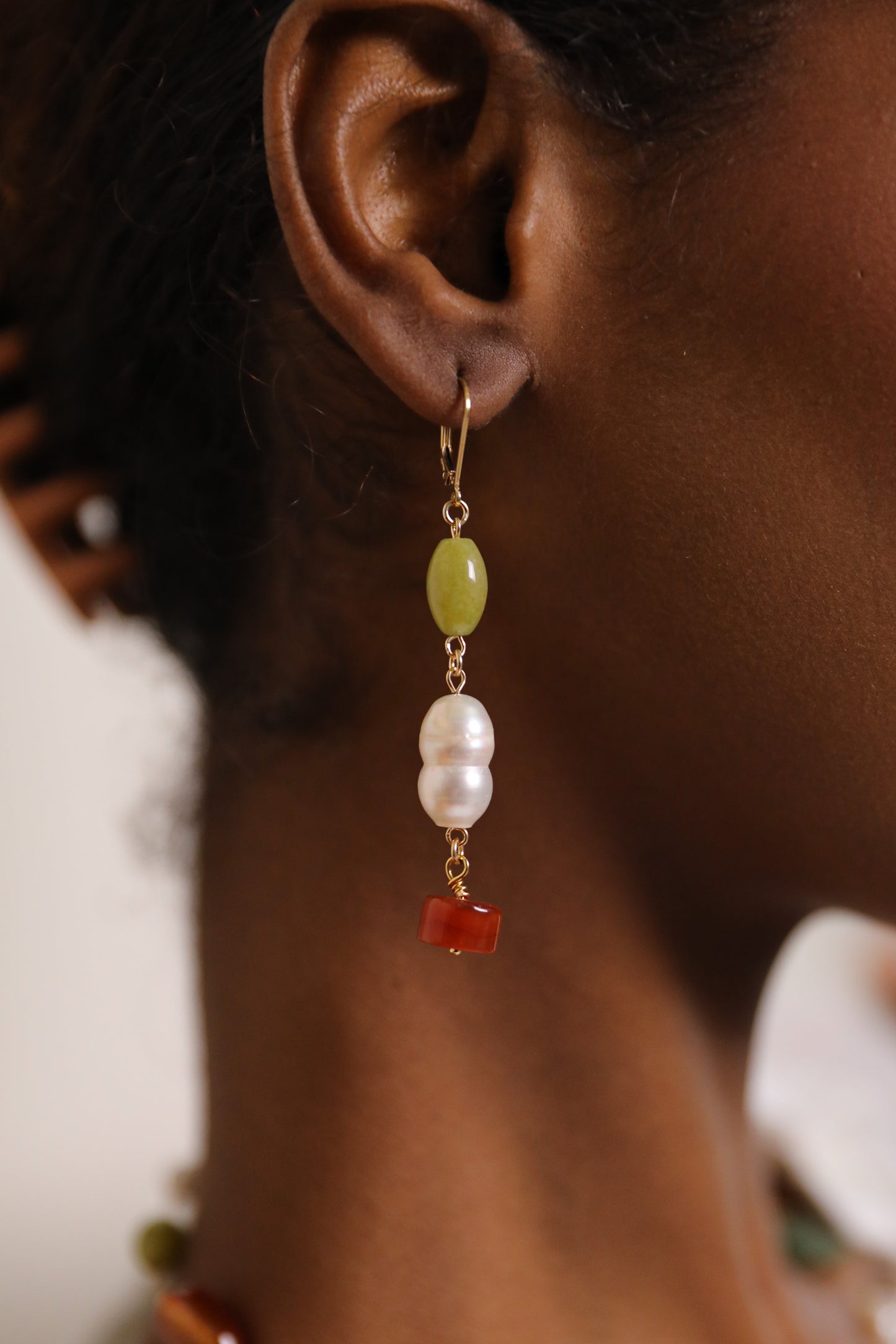 Clafoutis Earrings | Warm Hues