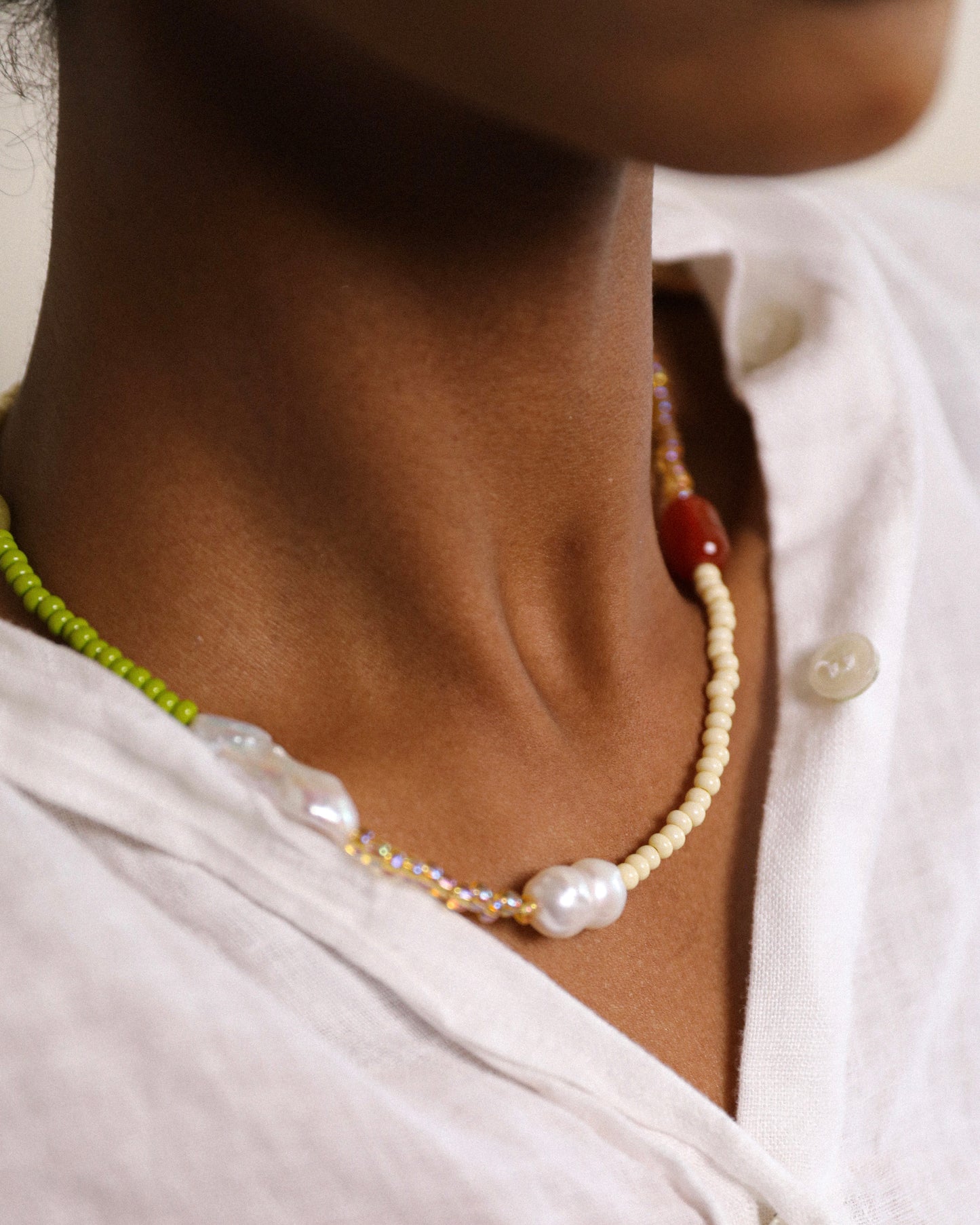 Ficelle Necklace | Warm Hues