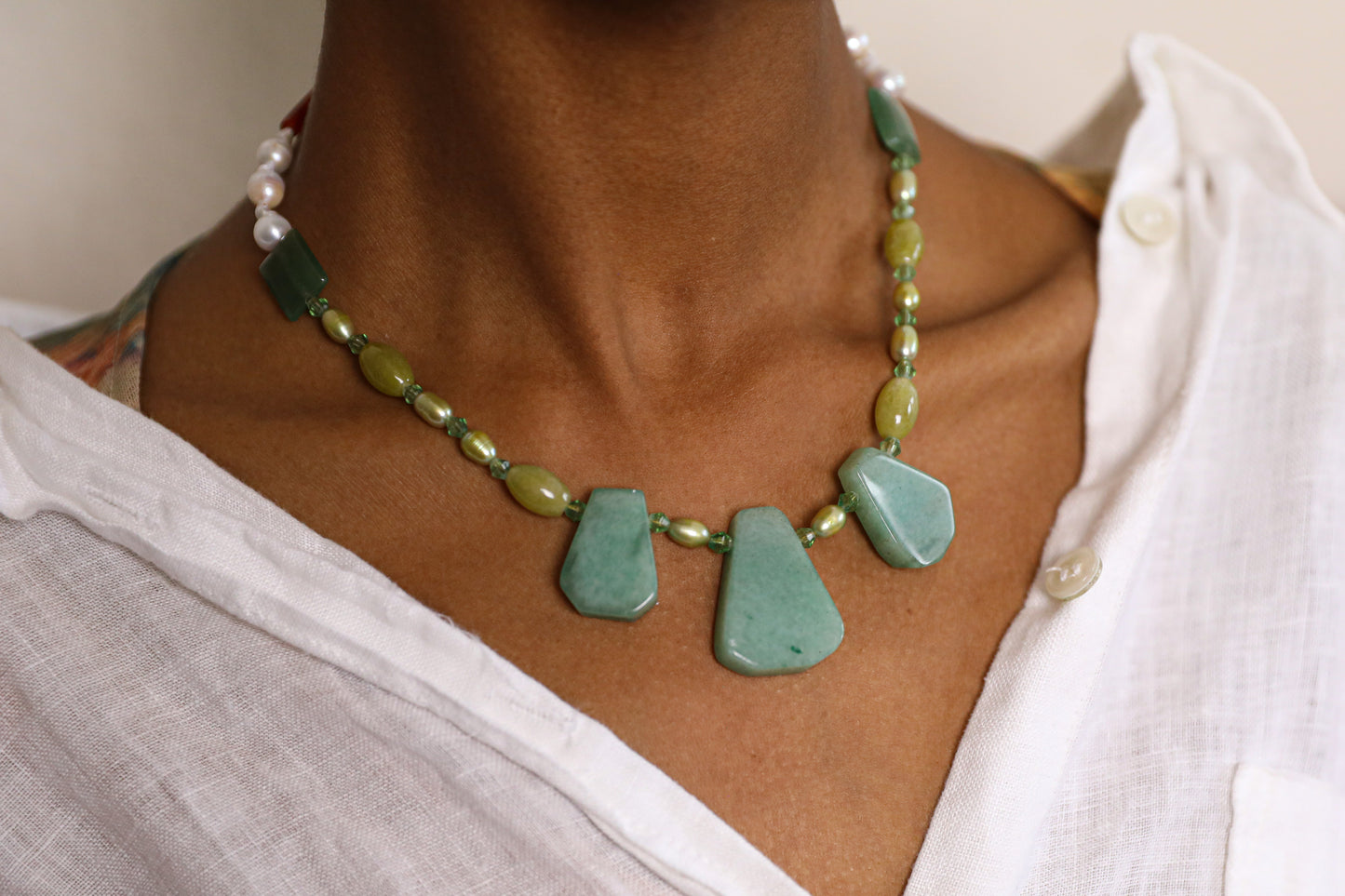 Frangipane Necklace | Warm Hues