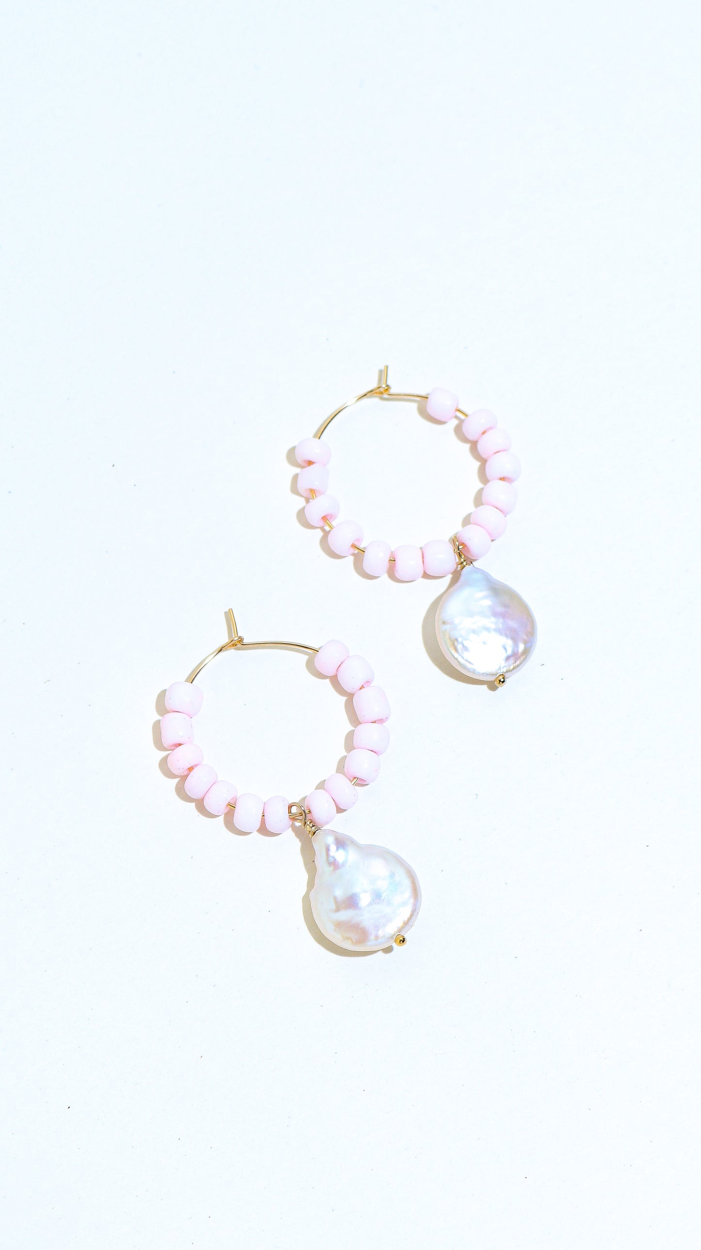 Blush Paradise Hoops