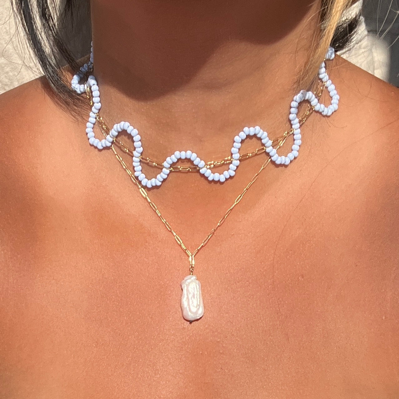 Crinkle Cut Necklace