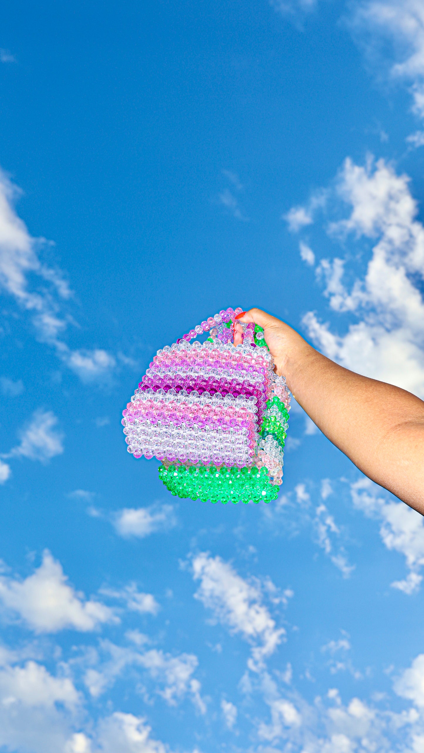 Striped Verbena Bag