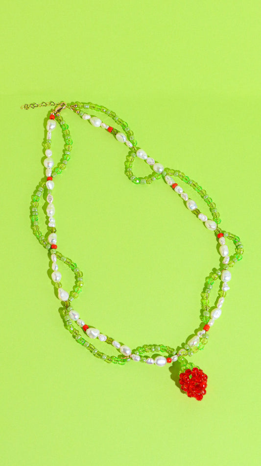 Strawberry Forest Necklace