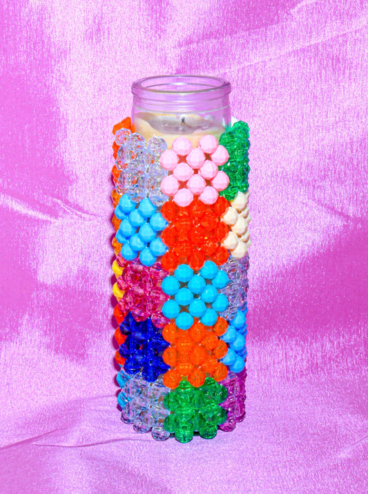 Patchwork Candle Sleeve