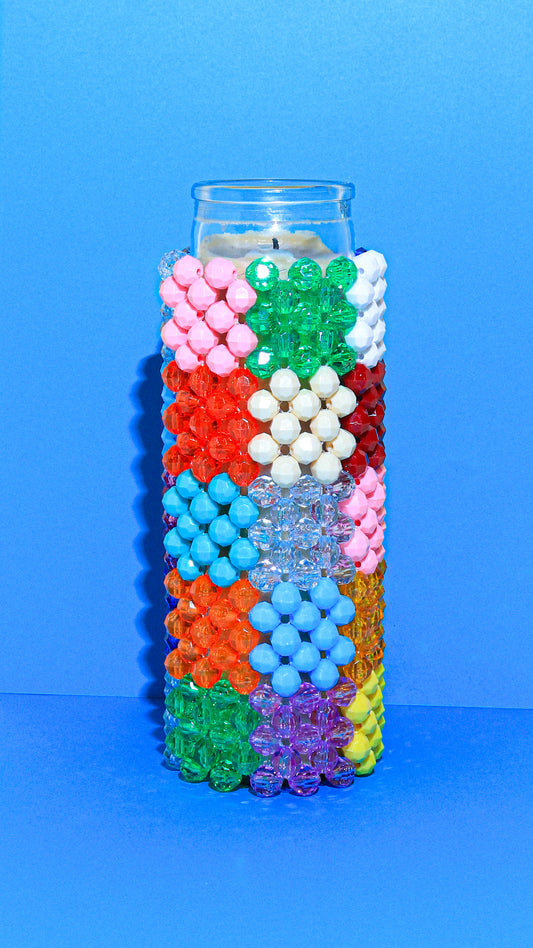 Patchwork Candle Sleeve