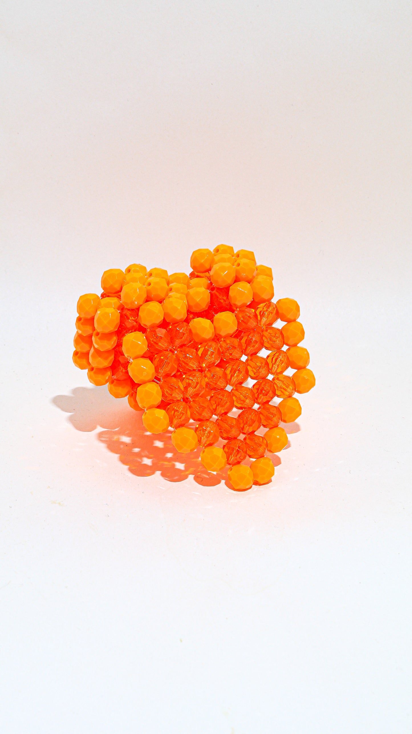 Heart Coaster - Orange Jubilee