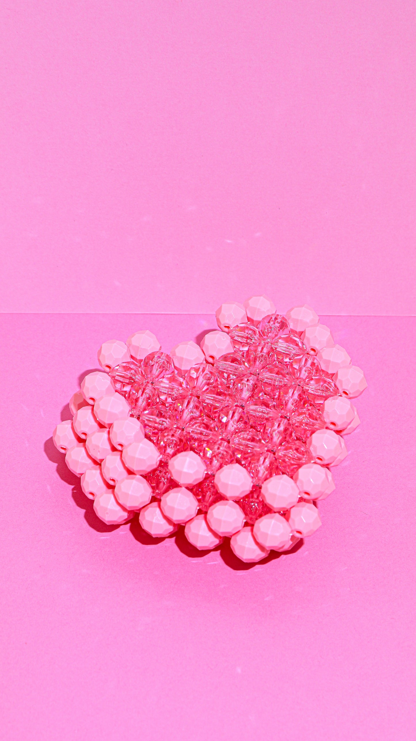 Heart Coasters - Pink