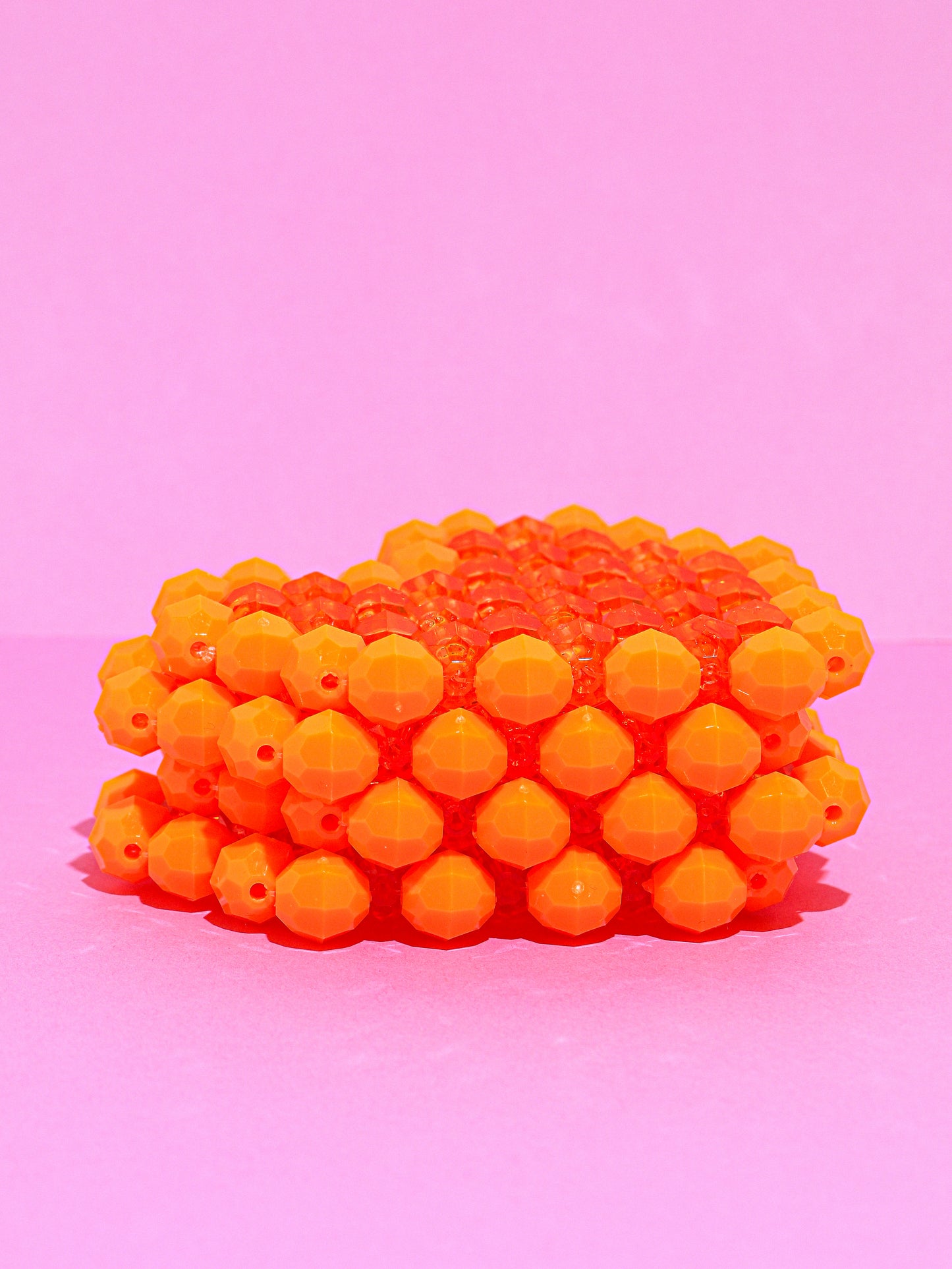 Heart Coaster - Orange Jubilee