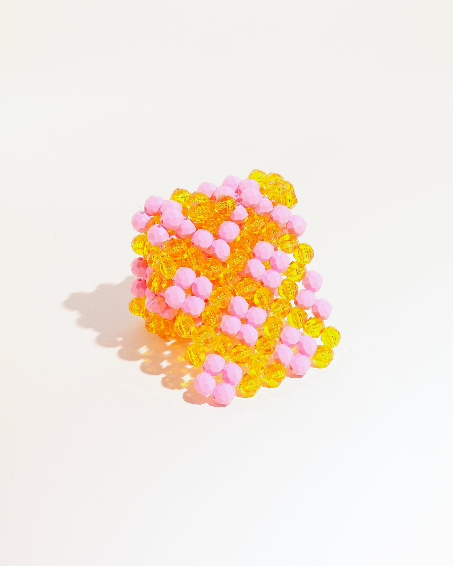 Beaded Coasters - Marigold