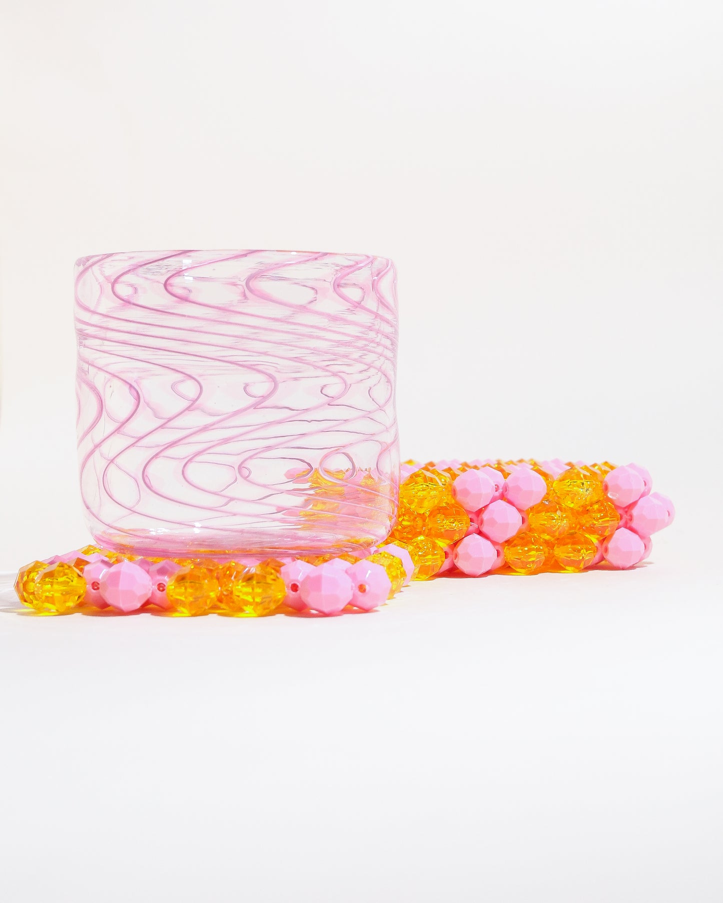 Beaded Coasters - Marigold