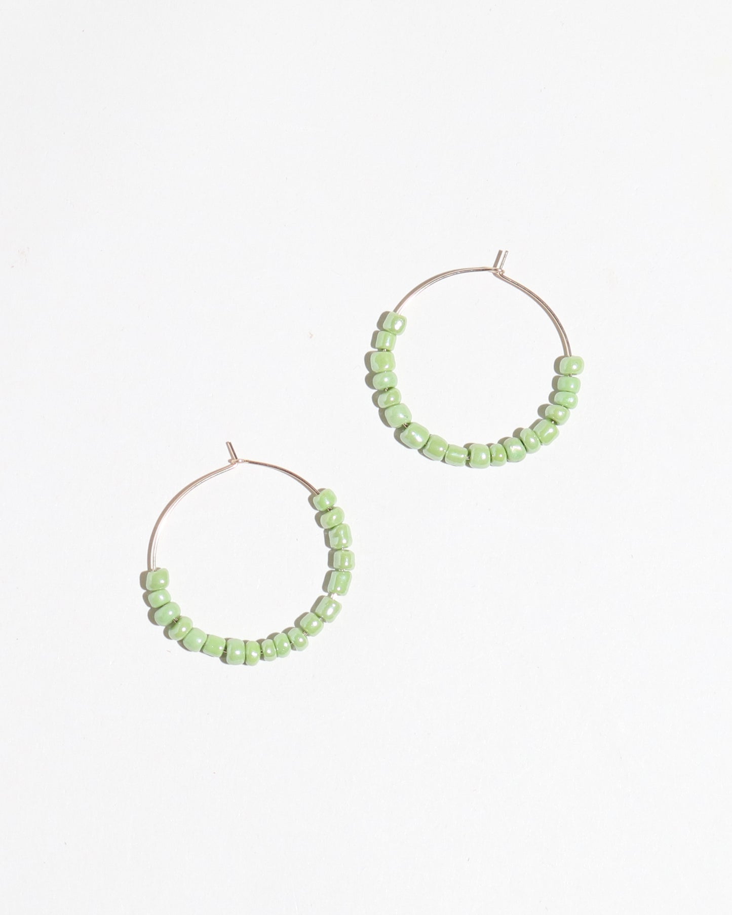 Sage Hoop Earrings