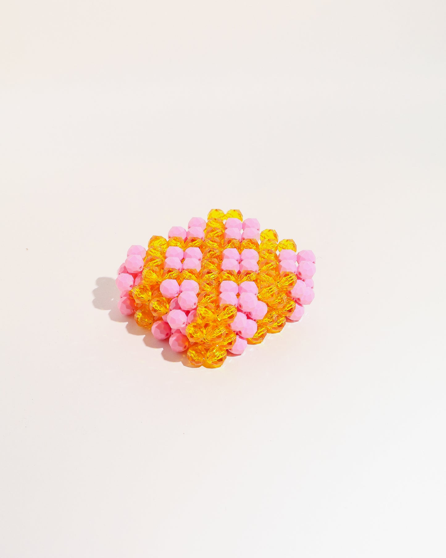Beaded Coasters - Marigold