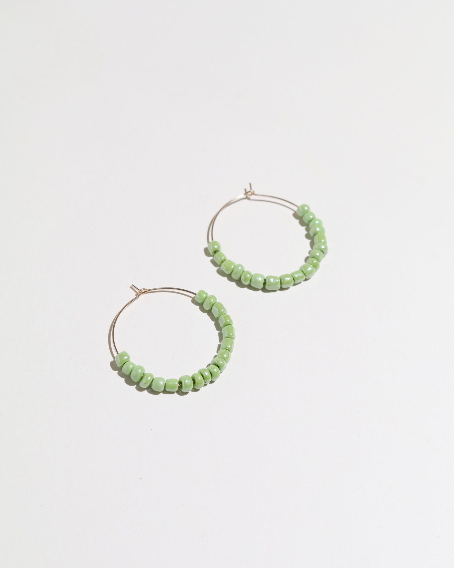 Sage Hoop Earrings