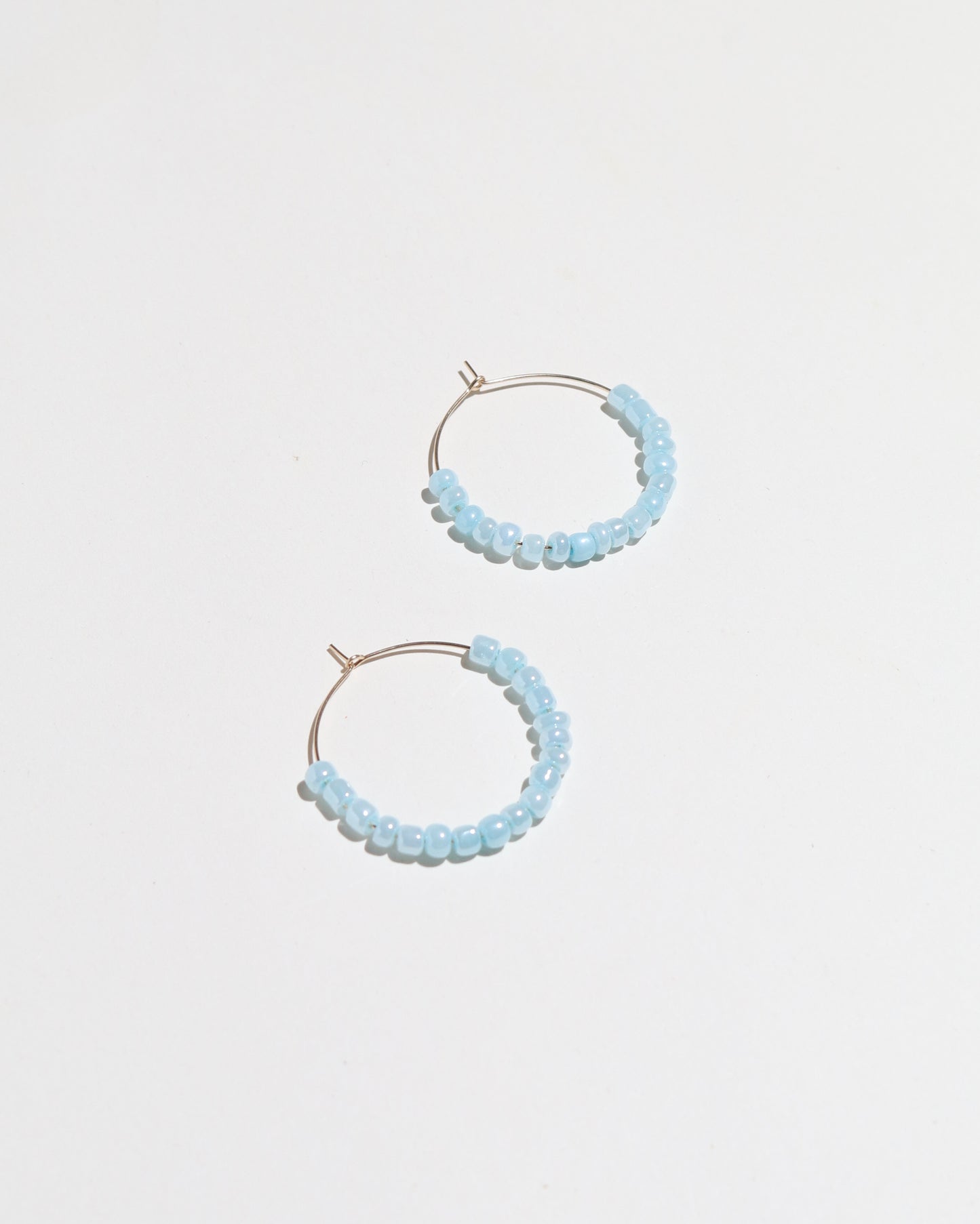 Cerulean Hoop Earrings