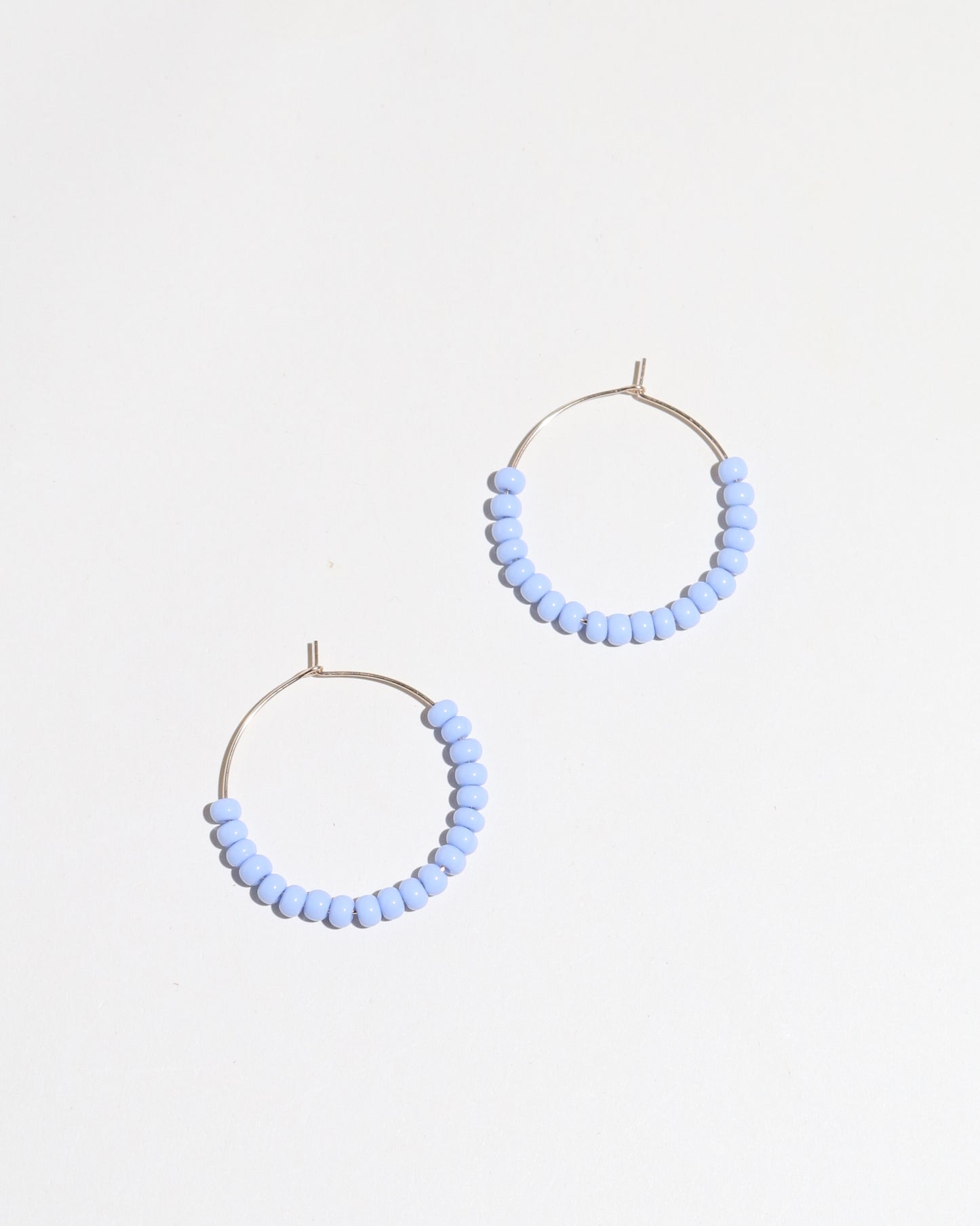December Spring Hoop Earrings