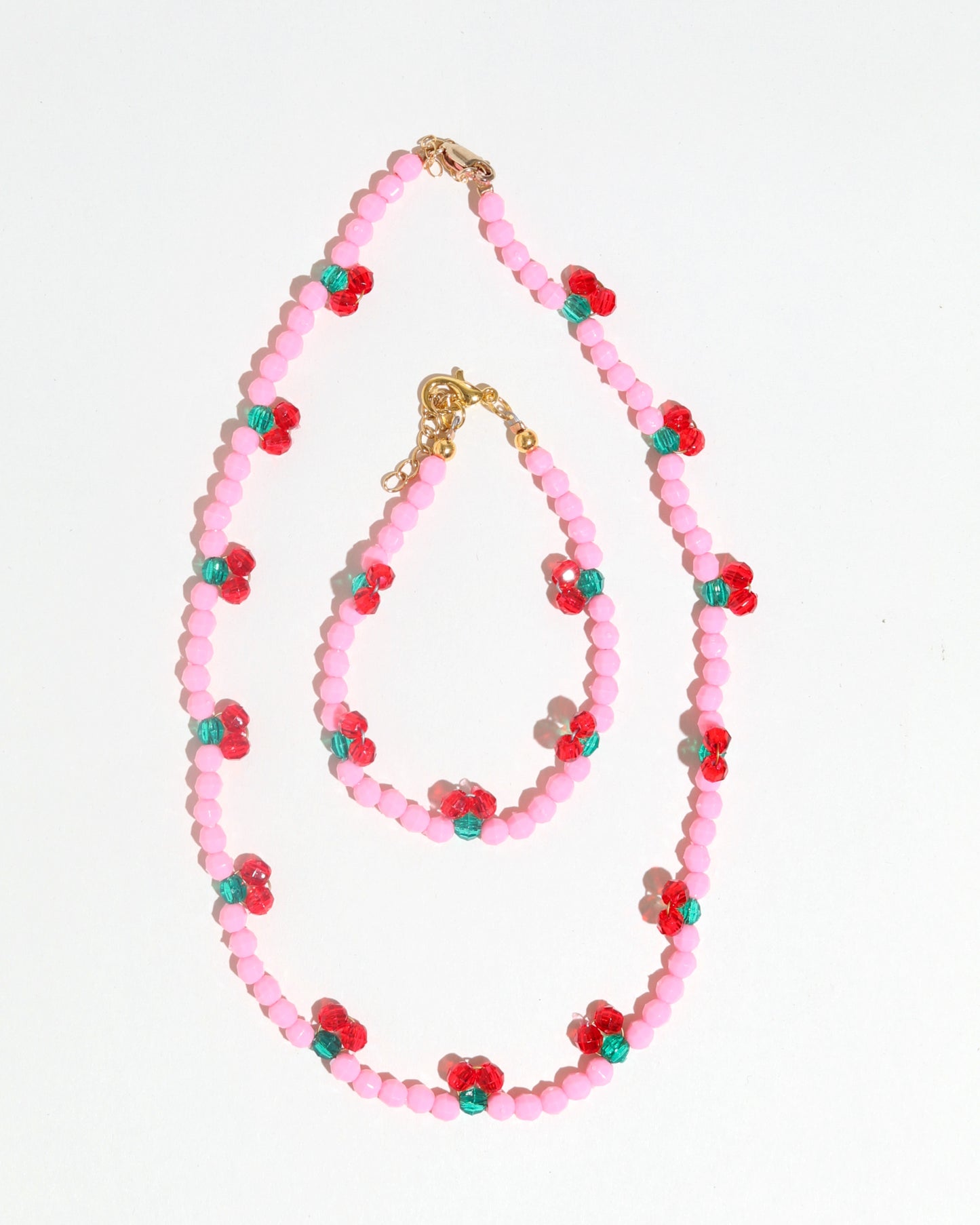 Pink Cherry Pie Bracelet