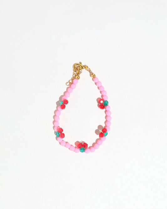 Pink Cherry Pie Bracelet