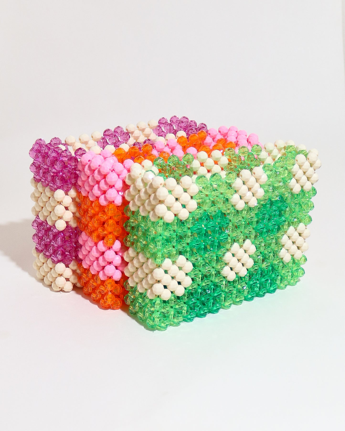 Checker Bag - Fuchsia