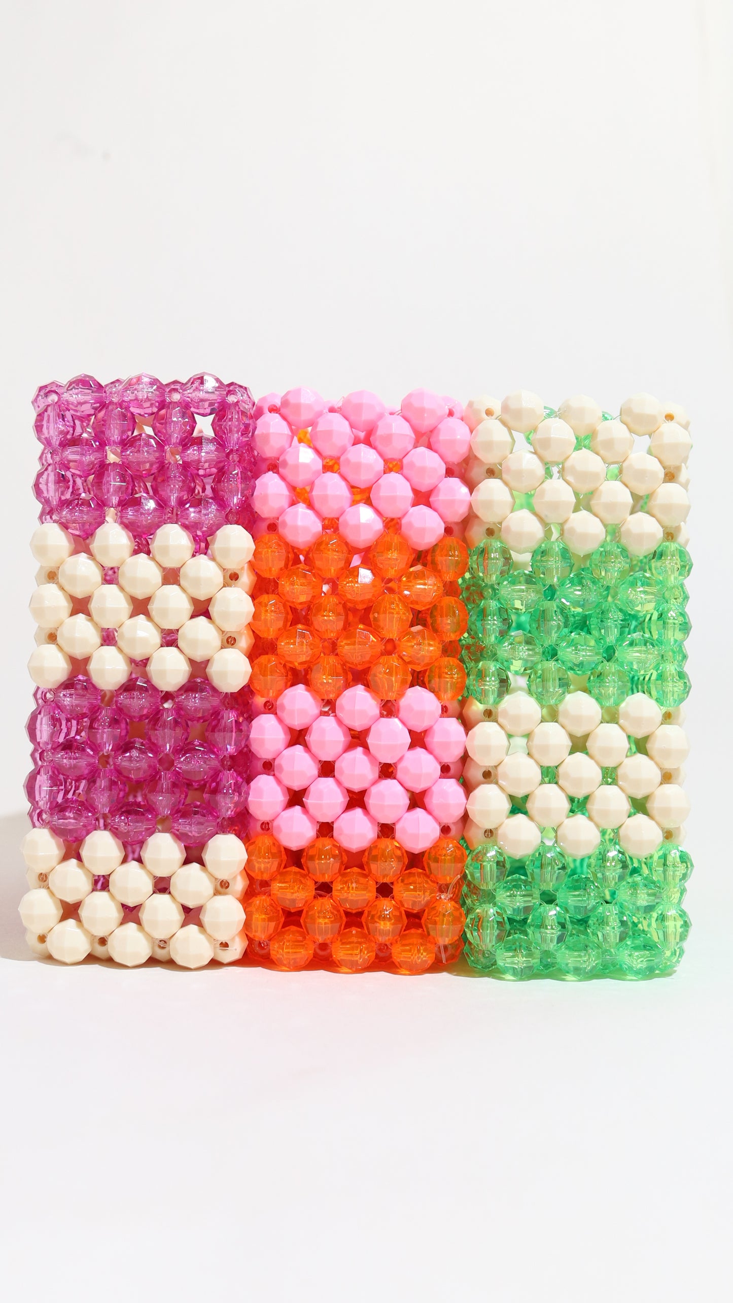 Checker Bag - Fuchsia