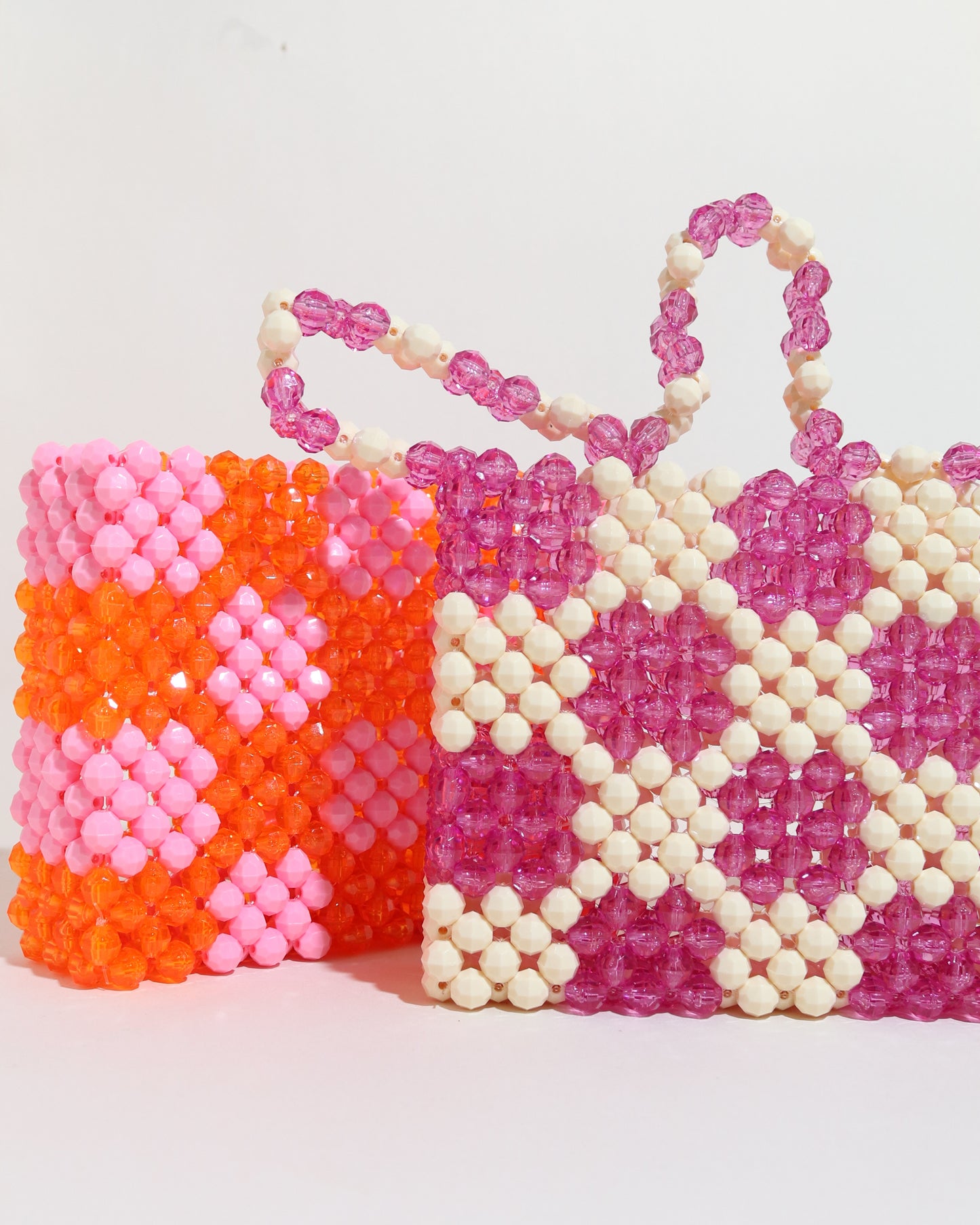 Checker Bag - Fuchsia