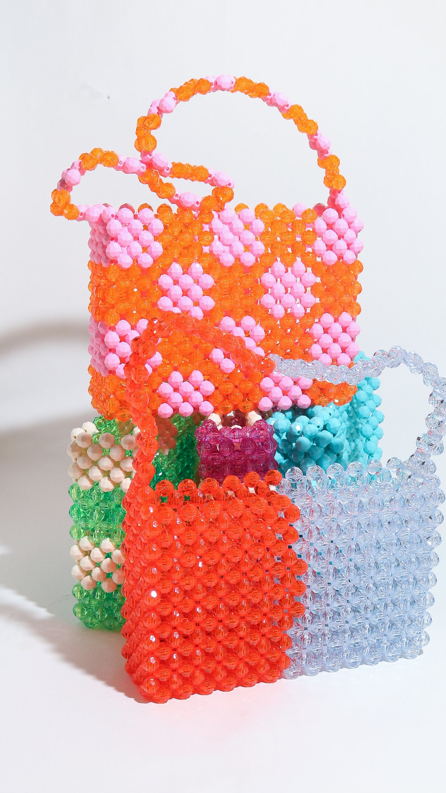 Checker Bag - Fuchsia