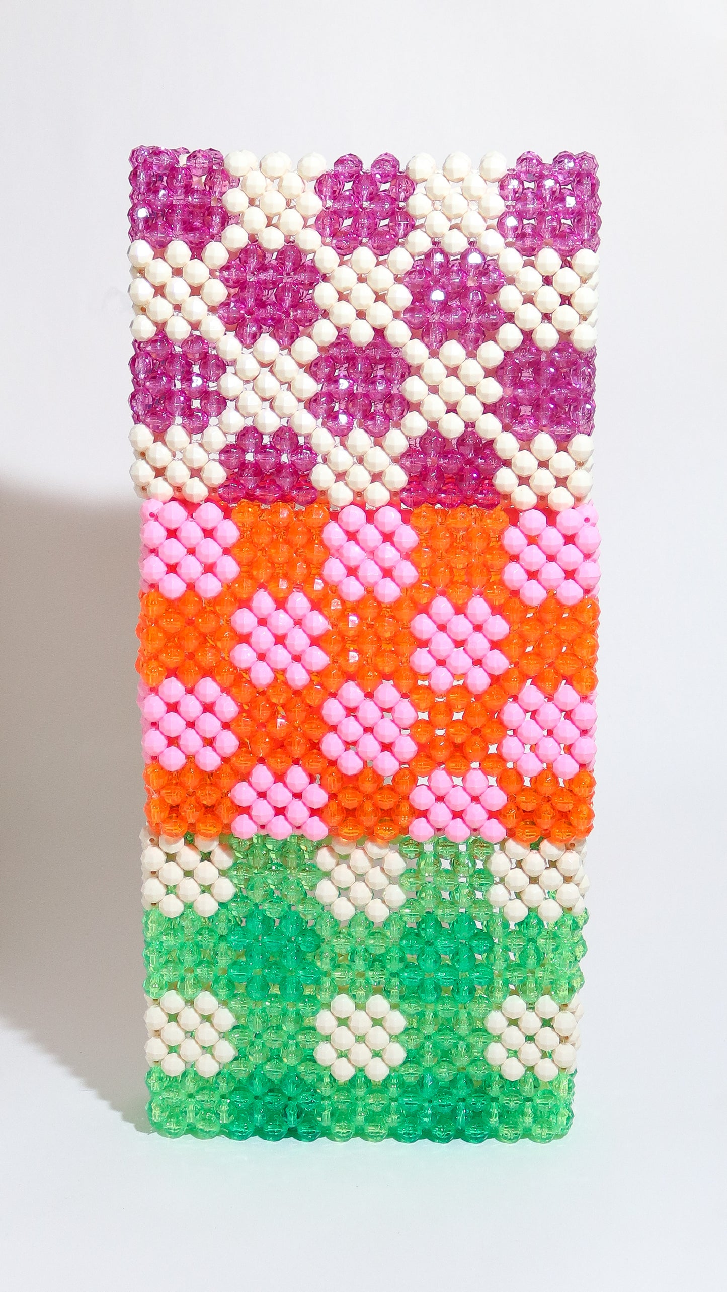 Checker Bag - Fuchsia