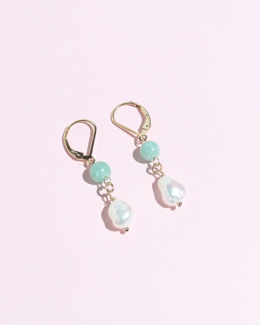 Jade Drop Earrings