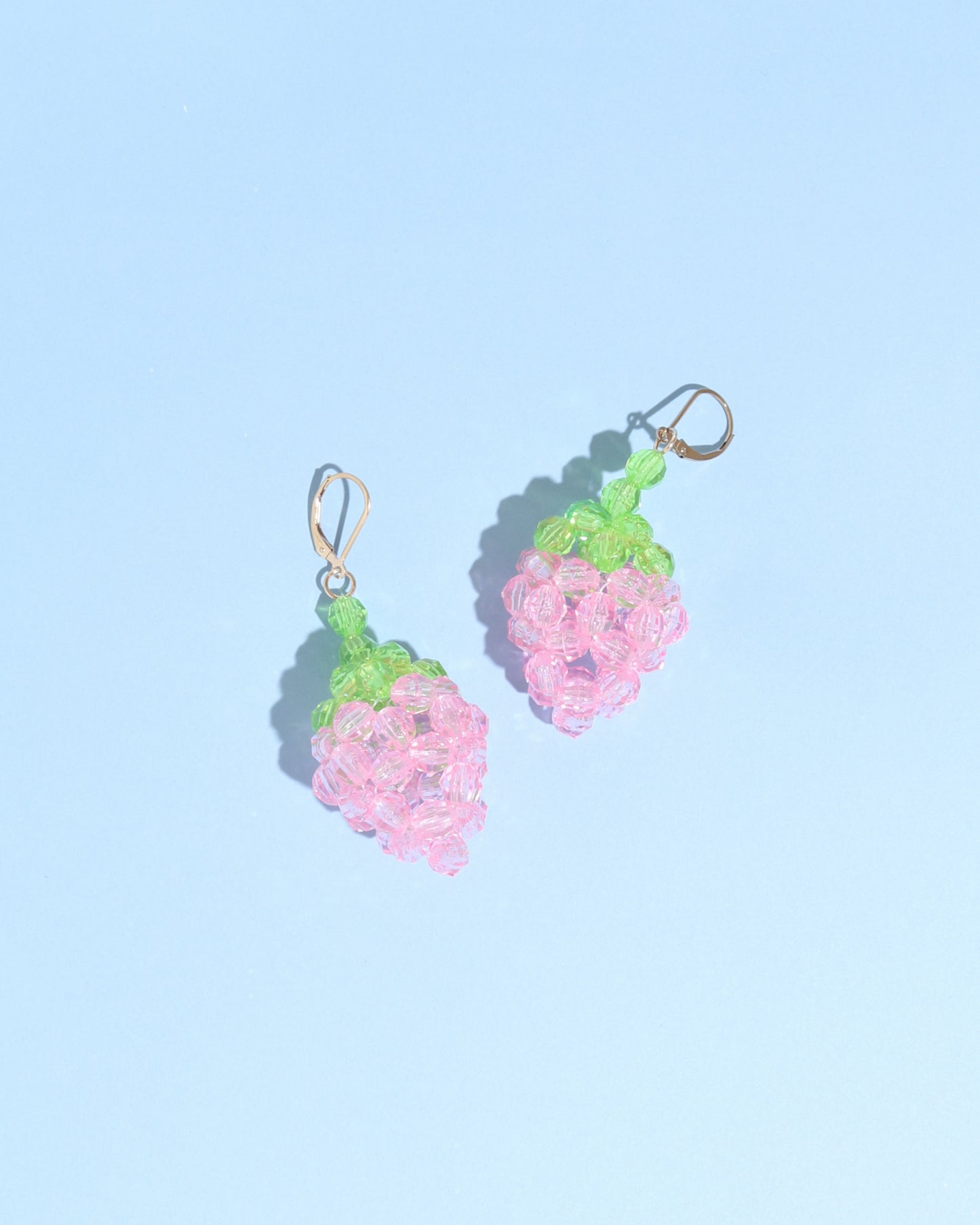 Pink Strawberry Earrings