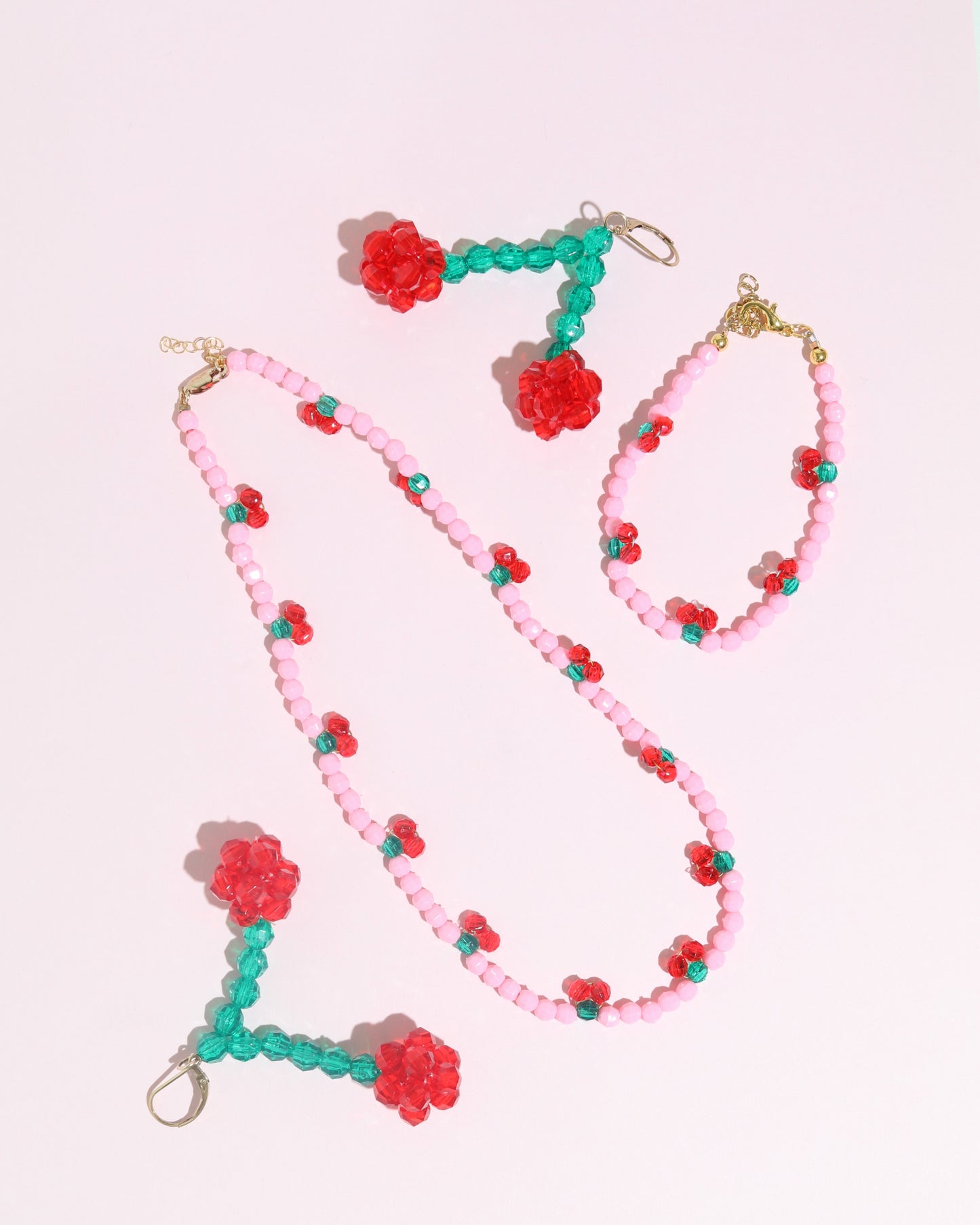 Pink Cherry Pie Bracelet